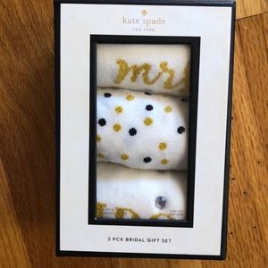 Kate Spade bride socks
